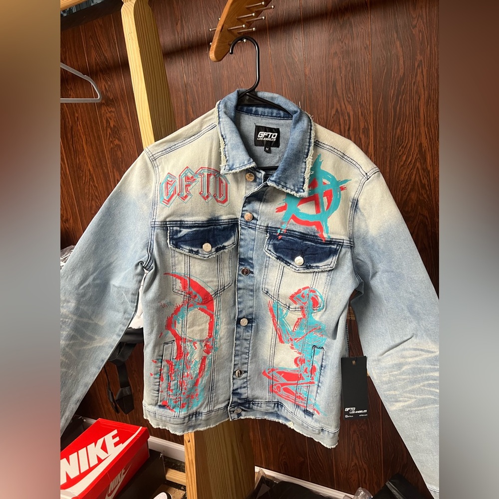 GFTD LA BLUE DENIM JACKET MEDIUM